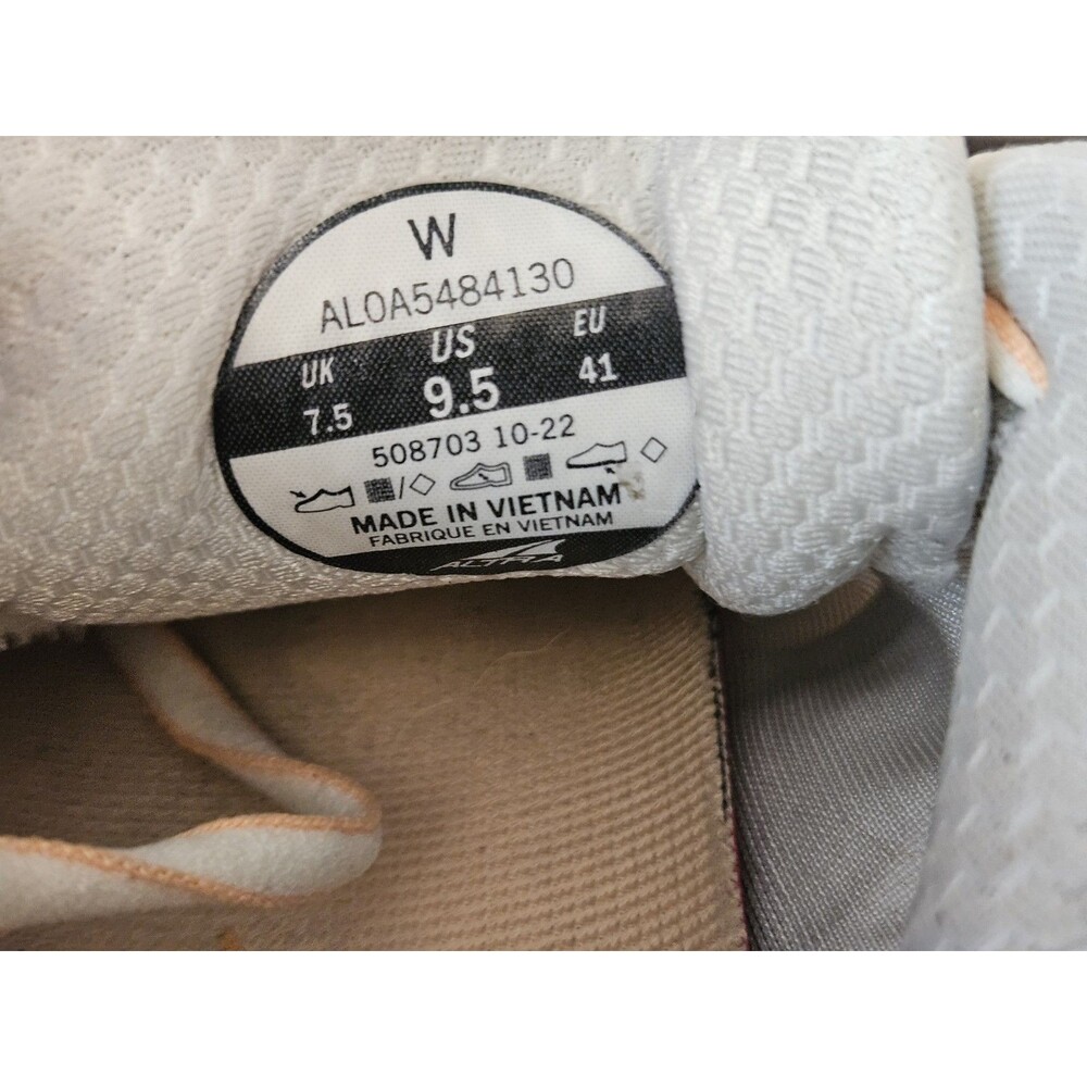 Altra Paradigm 6 EGO MAX Womens Sneaker Shoes Size 9.5 White Green Running Gym - Picture 7 of 7